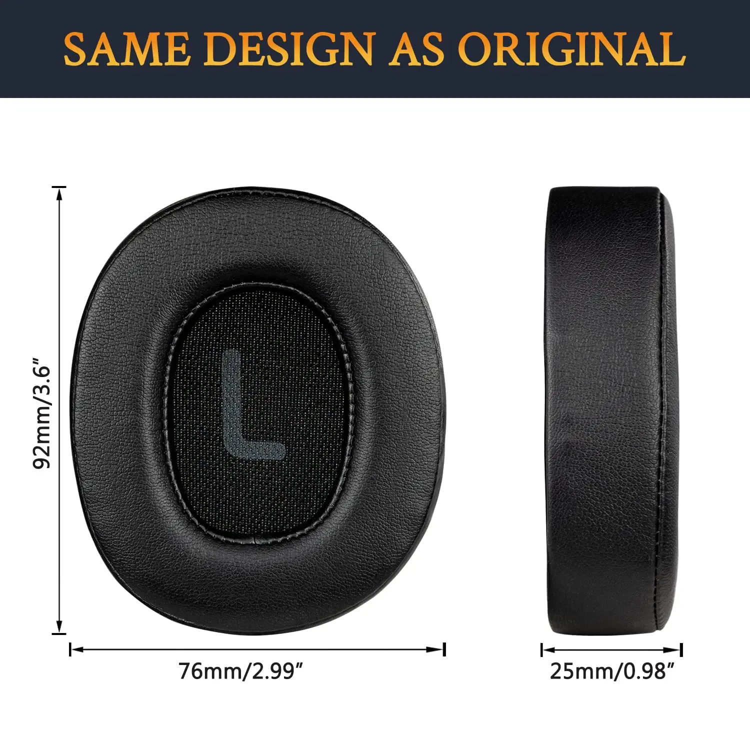 Earpads Replacement for JBL Tune 700(700BT) & 710(710BT) & 750(750BT,750BTNC) & 760(760NC) Headphones Ear Pads Eartips