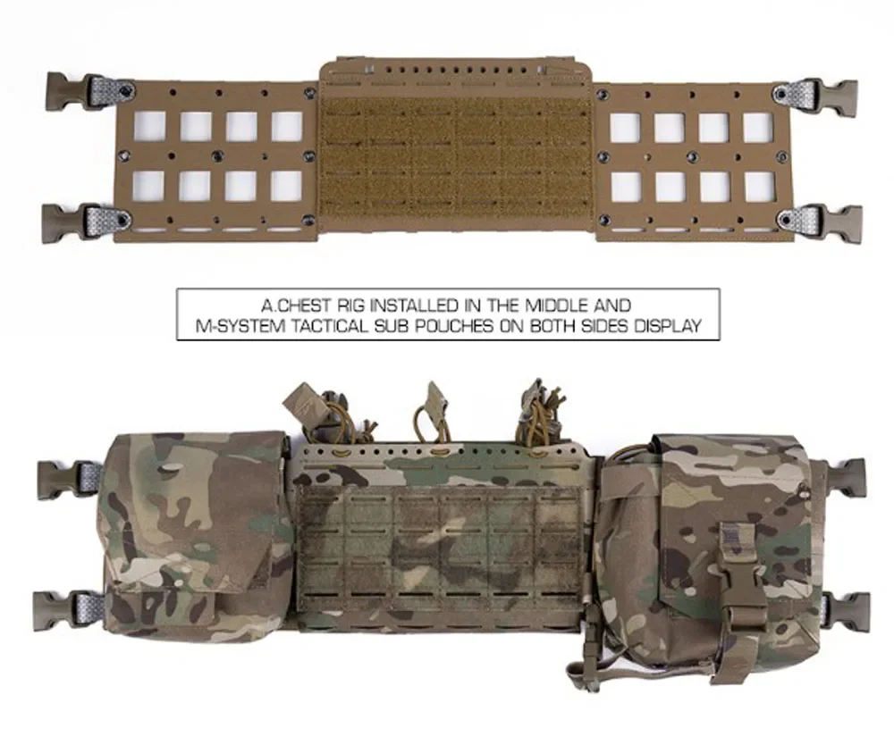 

Tactical Chest Rig Extended Chassis III For Micro Fight MK4 MK5 Chest Rig Hunting Vest MOLLE Airsoft Mag Pouch Mount Accessories