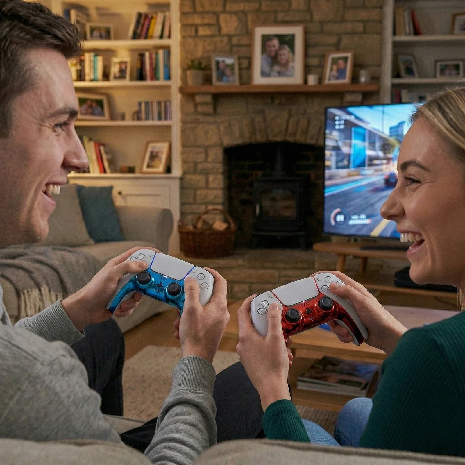 Dekoracyjna listwa chromowana na joystick kontrolera PS5, zamiennik osłony uchwytu z narzędziem do podważania, precyzyjne dopasowanie, akcesoria do samodzielnego montażu.