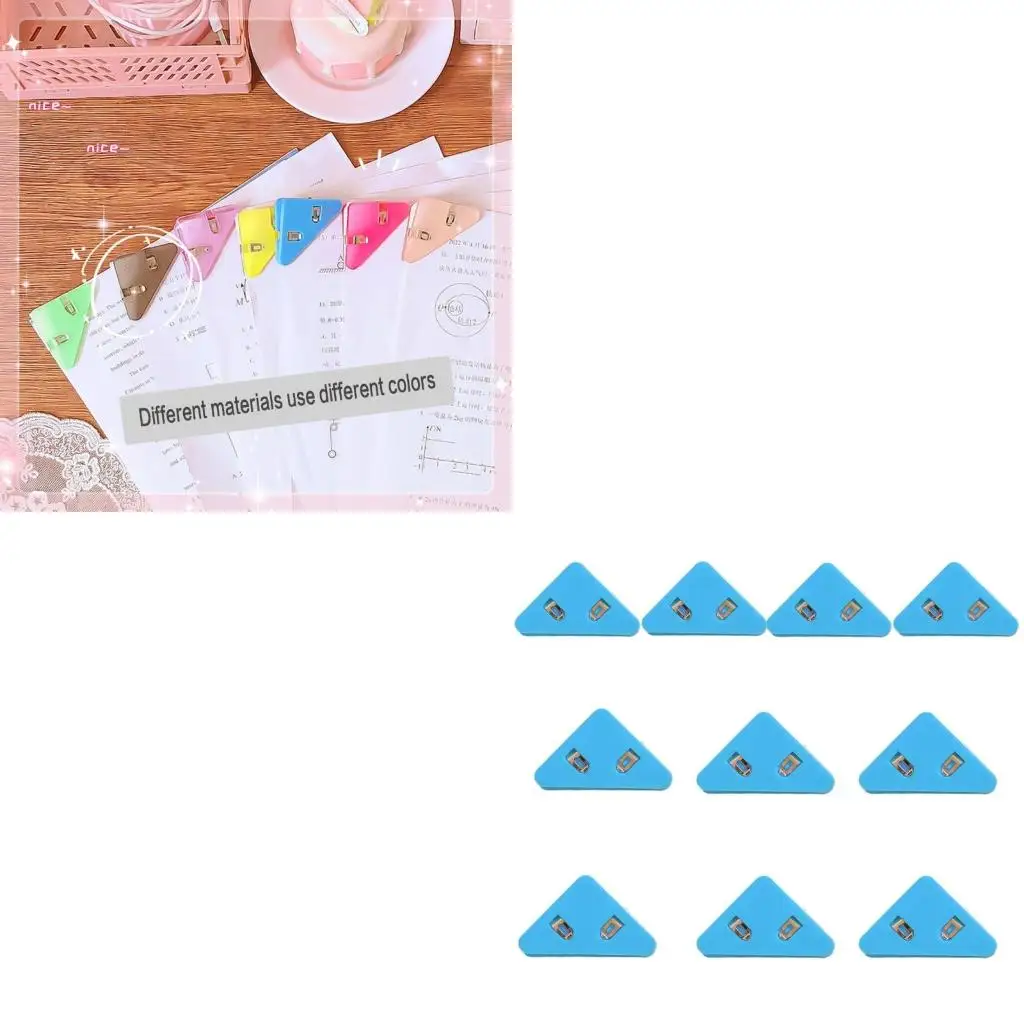 Набор-из-10-треугольных-зажимов-для-документов-Гибкое-расположение-для-удобного-архивирования