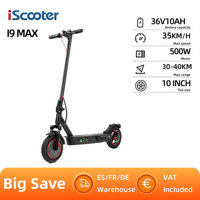Iscooter I9 Max Electric Scooters 10 Inch Damping Fat Tire Electric Scooters  City Foldable E-Scooter Adults Electric Scooter