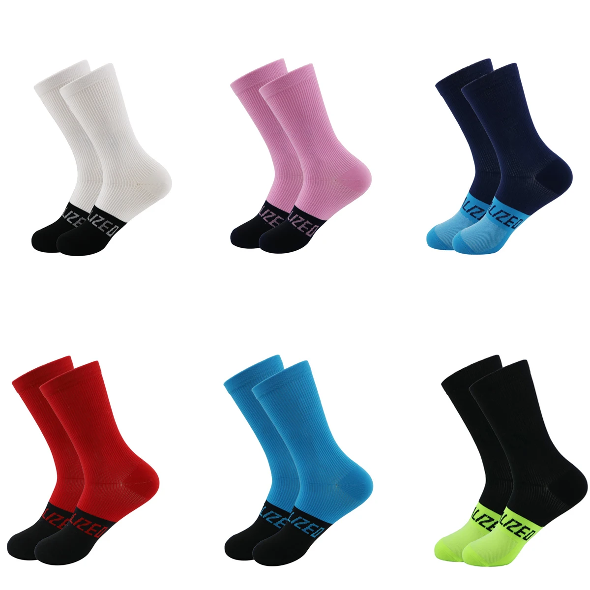 Men Sports Polyester Cotton Socks Sweat Absorption Breathable Anti Skid Running Outdoor Hiking Sport Sock Air Permeability Socks