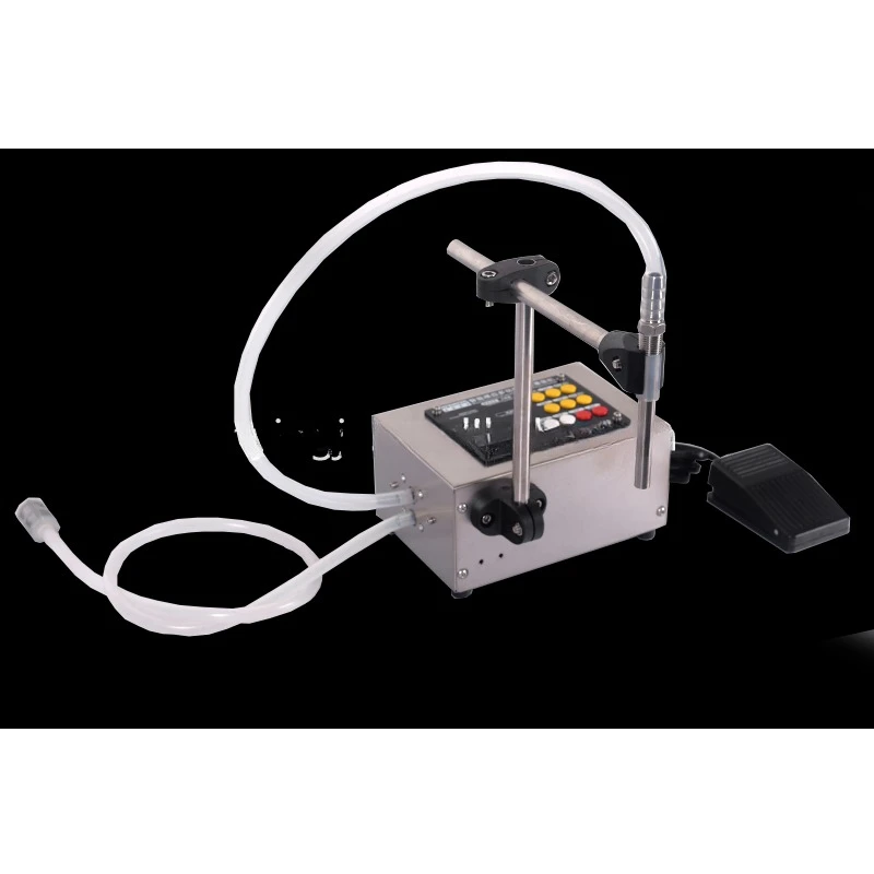 Semi Automatic Digital Control Pump Small Electrical Water Juice Liquid Bottle Quantitative Filling Machine