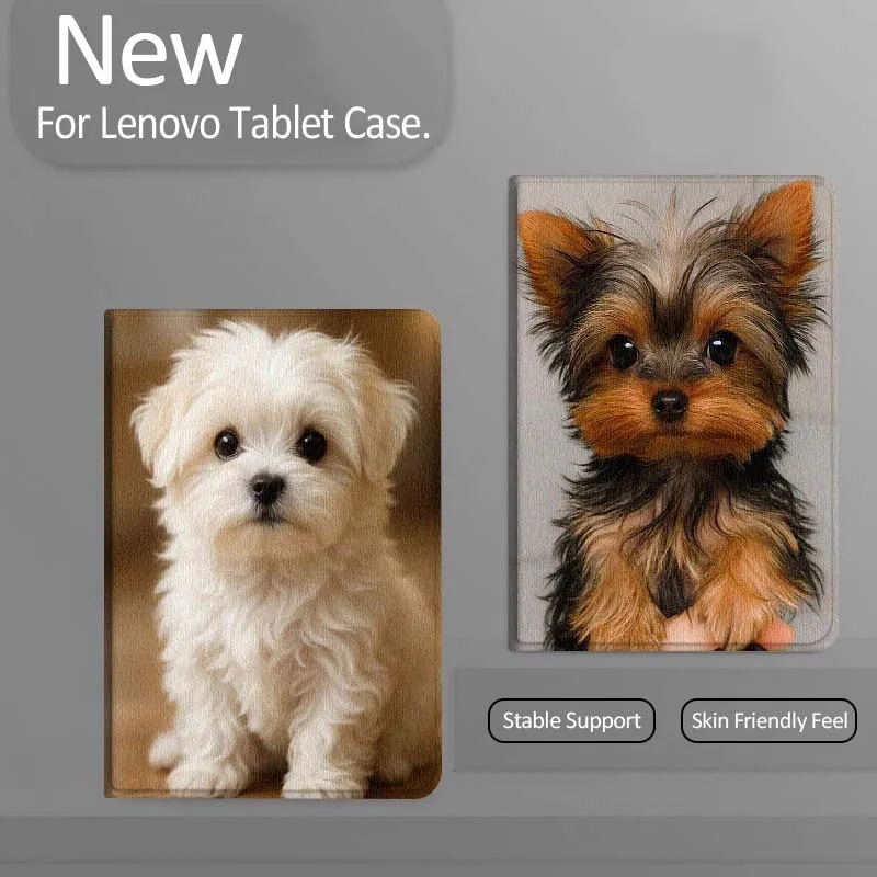 

Cartoon Cute Dog For Xiaoxin Lenovo Tab Pad K11 K10 M10 P11 3rd Plus Pro Legion Y700 Y900 Gen4 2 Tablet Case Gift