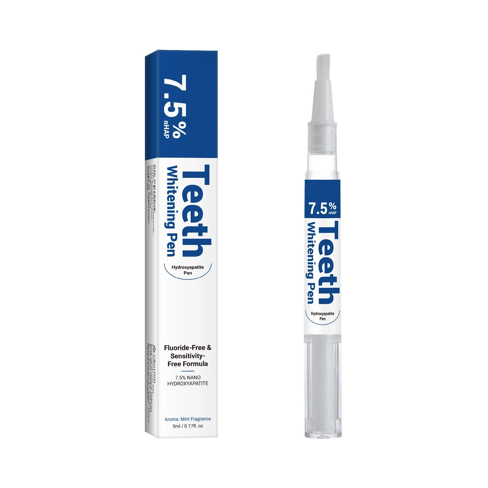 Idroxyapatite Dentifricio Placca dentale Smacchiatore Pulizia Alito fresco orale Migliora lo sbiancamento dei denti sensibile Penna gel per denti