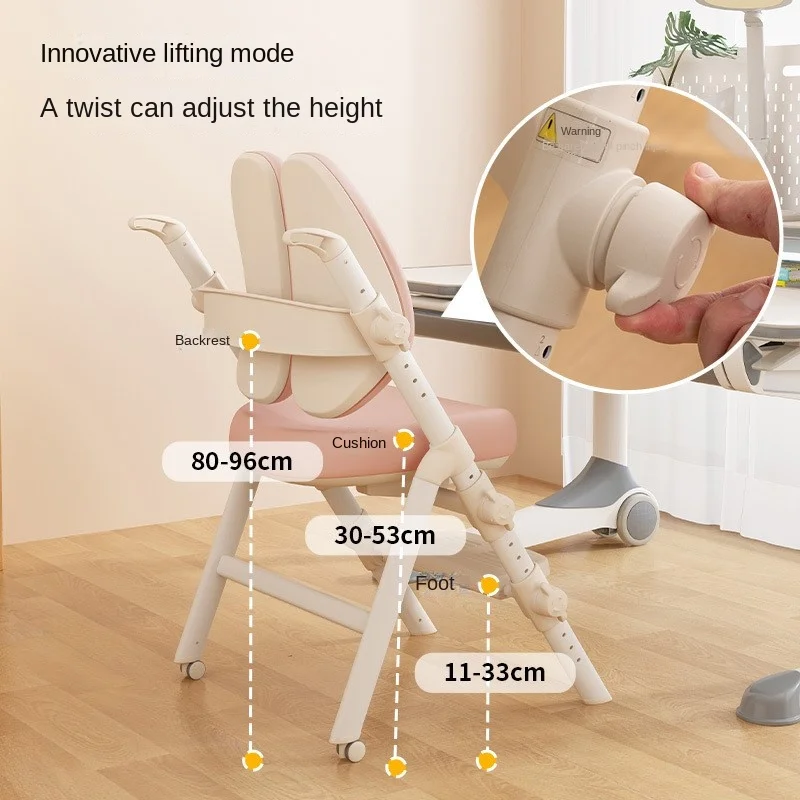 OMGD Silla Ergonomica De Oficina Camping Chair Computer Chair Swivel Chair Silla Para Escritorio Pink Chair