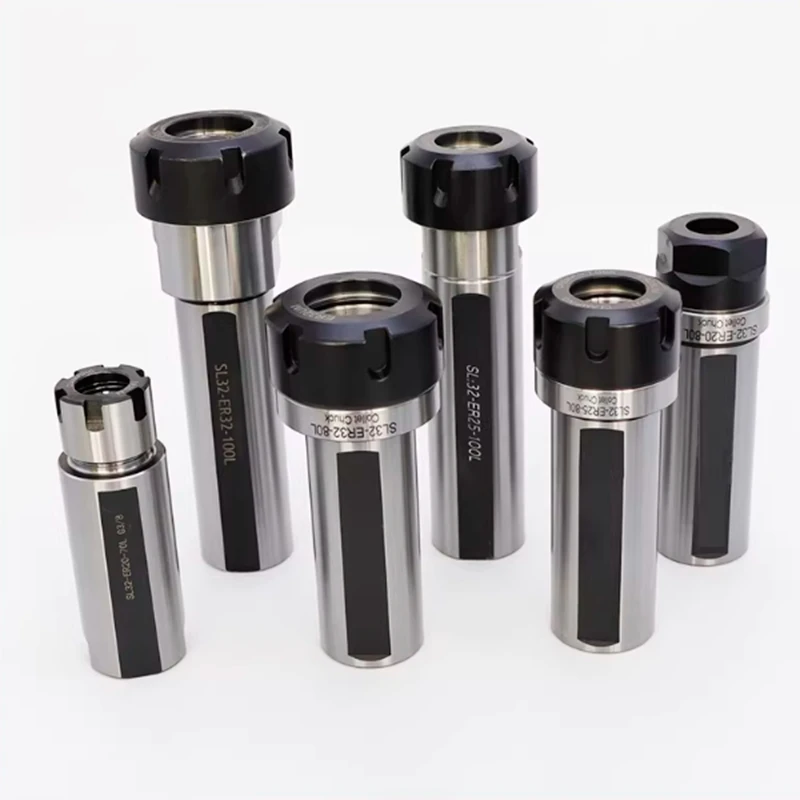 

Удлинитель для токарного станка SL20 SL25 SL32/C20 C25 C32 ER, боковой фиксирующий удлинитель, держатель инструмента для токарного станка с ЧПУ, центровочное сверло, цанга для сверл
