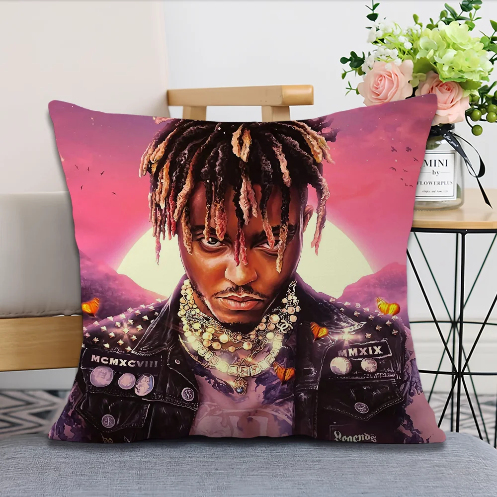 

Rapper J-Juice W-Wrld Pillow Case living Room Home Sofa Office Shop Cover Printing Comfort Decoration Nordic Simplicity