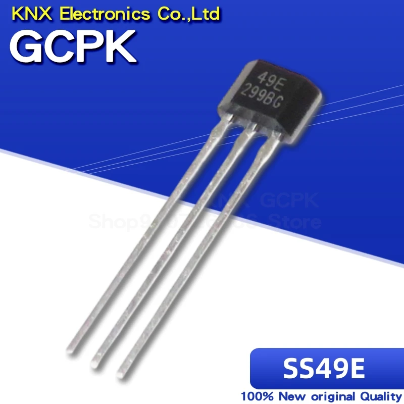 10PCS SS49E OH49E 49E Linear Hall Effect Sensor Hall Element SMD Magnetic Detector Chip