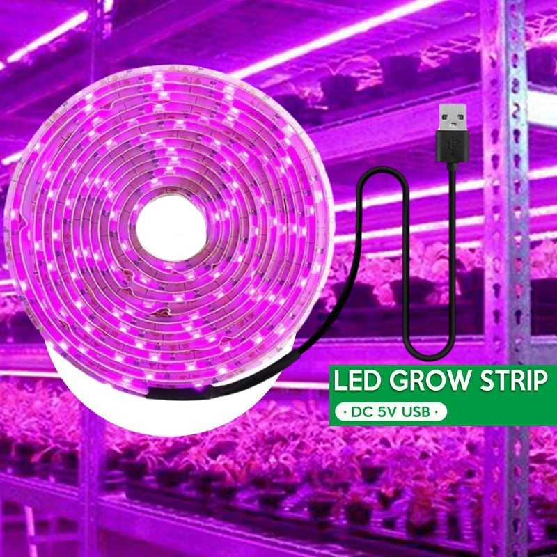 USB 2835 Grow Light Strip Plants Led Plant Cultivation Indoor Lights Tomato Lamp Phytolamp Stove Lighting Professional