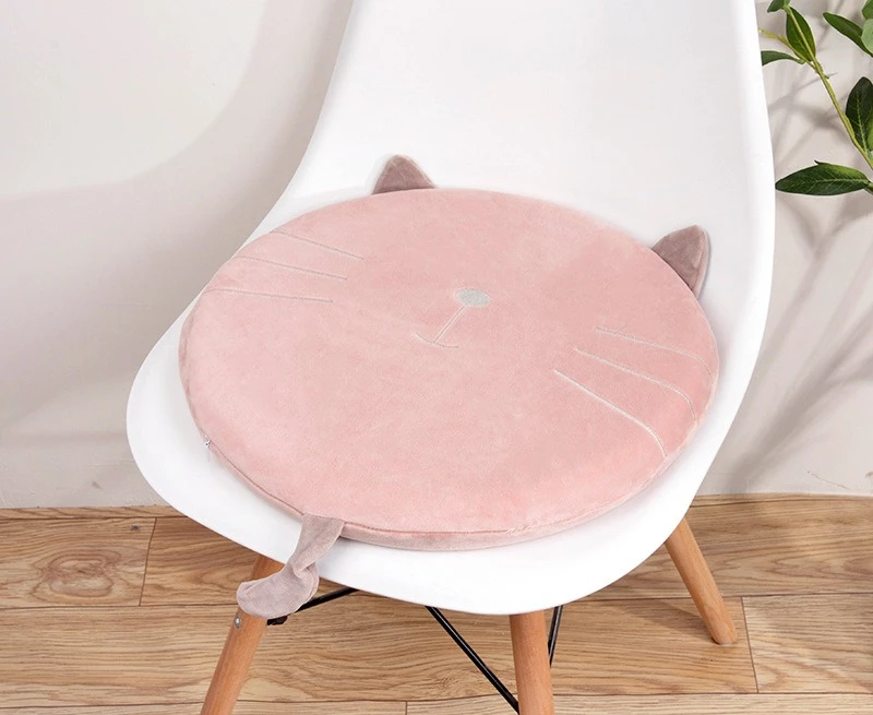 

Tatami Seat Cushion Office Seat Cushion Japanese Chair Cushions Memory Cotton Cat Round Student Sedentary Butt Cushions