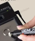 Gemoro AuRACLE Gold & Platinum Tester | Instant LED Karat Meter 6K-24K | Jewelry Tool with Pen Probe & File Adapter