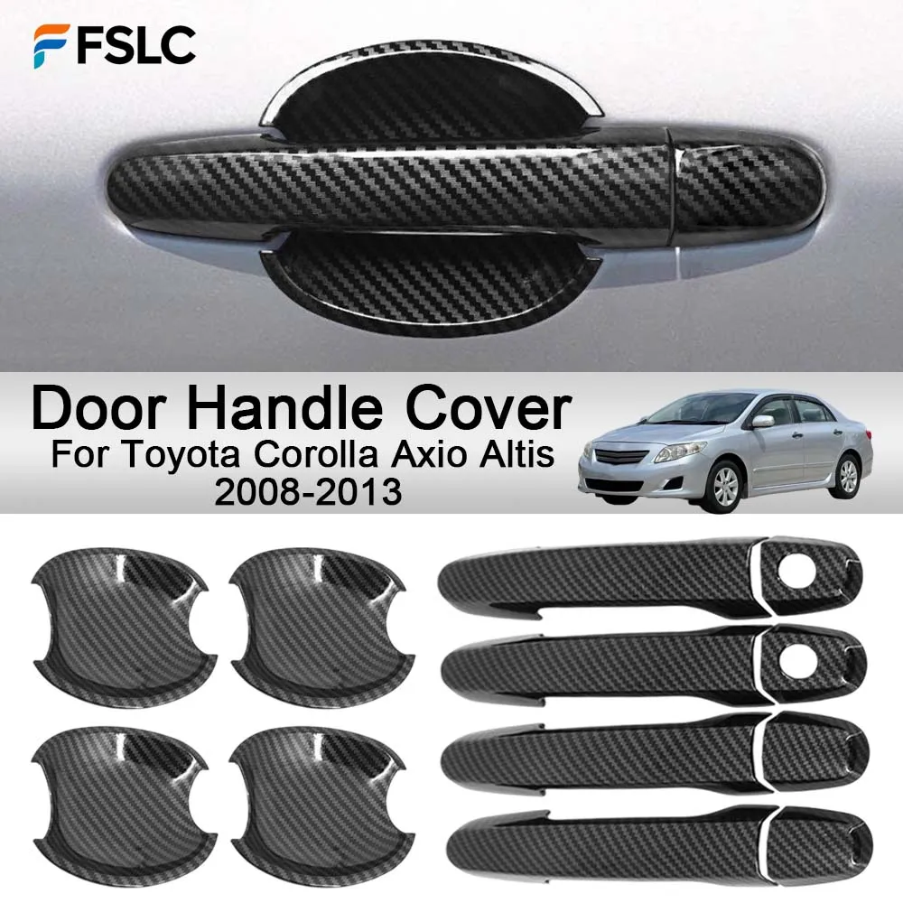 

Car Decoration Door Handle Cover For Toyota Corolla Axio Altis 2008-2013 Cars Accessories Styling Upgrade Modify A Car