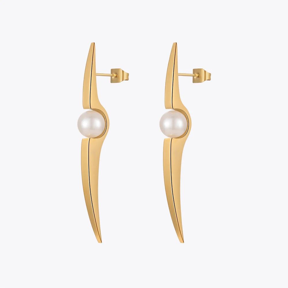 

ENFASHION Hero Earings Gold Color Brincos Trending Products Stainless Steel Earrings For Women Fashion Jewelry Party E221422