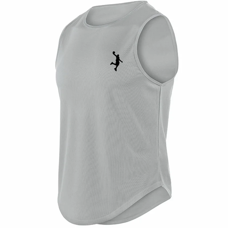 2024 New Men Summer Gym Vest High Quality mesh Shirt Sleeveless T-shirts Men Tank Tops basketball running Fitness Sports Vest