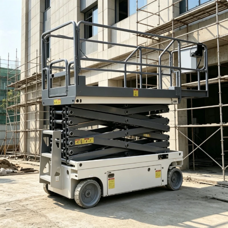 Outdoor Rainproof Self Walking Mobile Scissor Aerial Lift Battery Hydraulic Construction Site Maintenance Cart