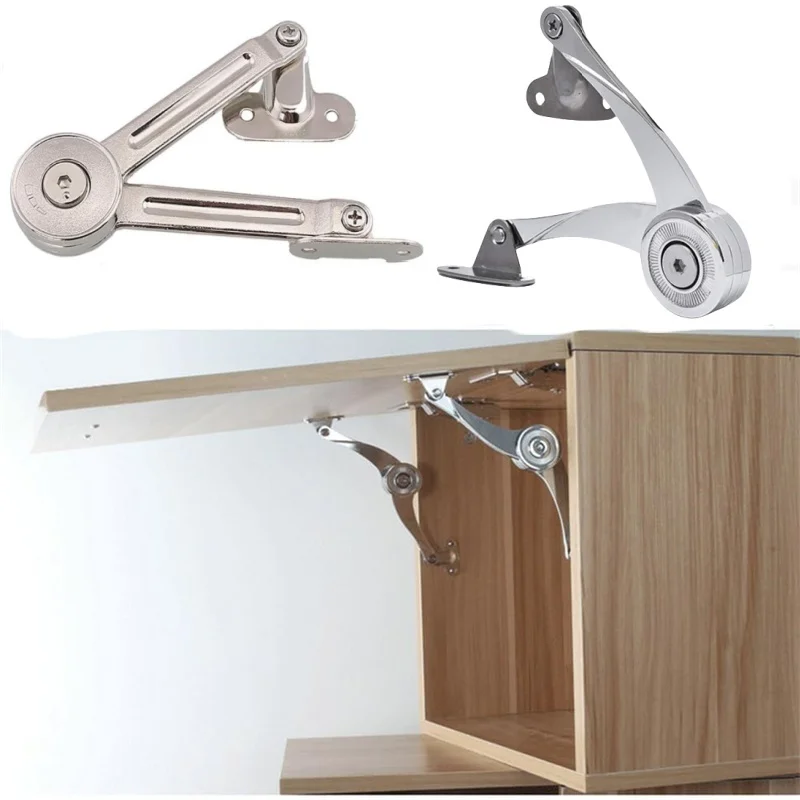 Safe Randomly Stop Hinges Adjustable Lift Up Stay Support Hinge, Unique Lift-off Design for Cabinet Door Furniture Hardware