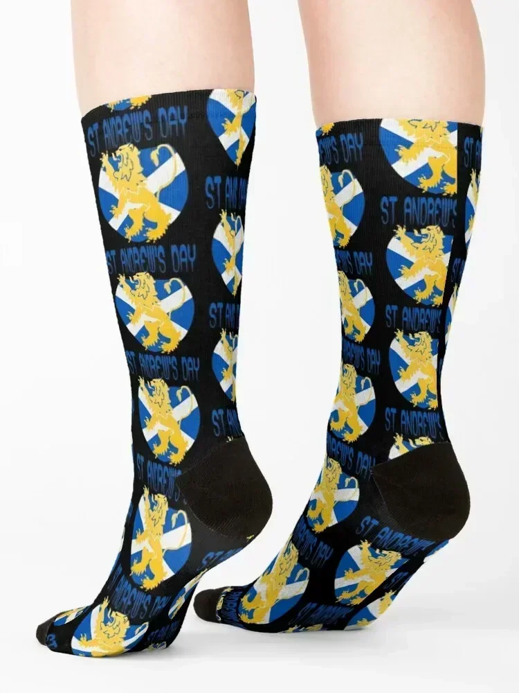Happy St Andrew’s Day Socks happy Sports Thermal man winter luxury Mens Socks Women's