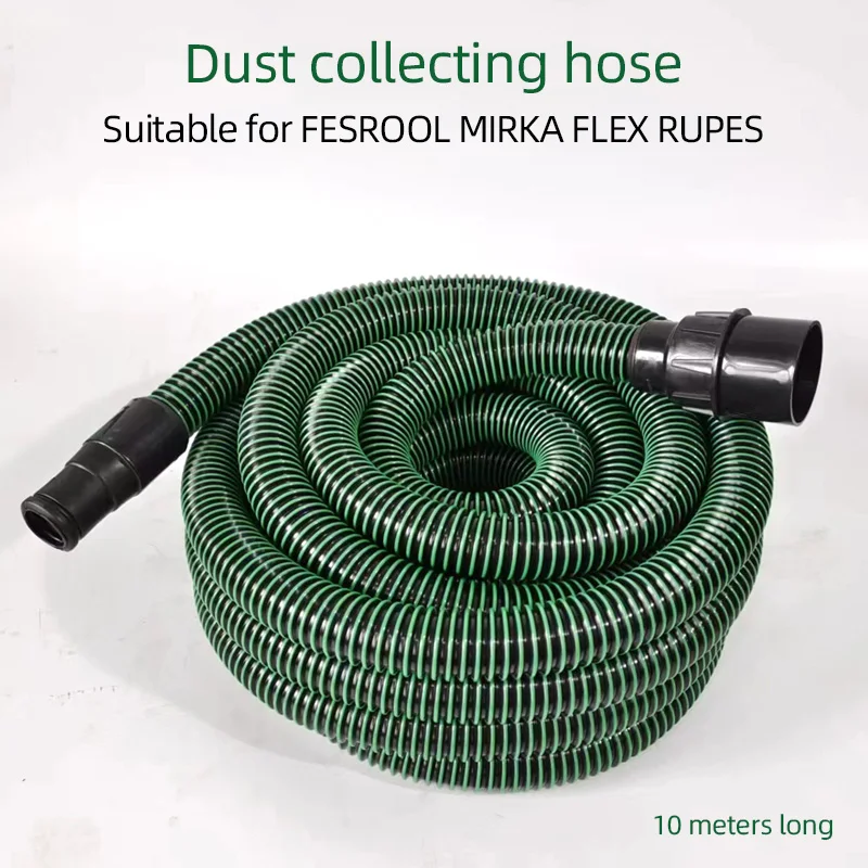 

ATPRO Non-original 10m Green Vacuum Hose Suitable For Festool Dust Collection Bucket Industrial Vacuum Cleaner Dust Removal Hose