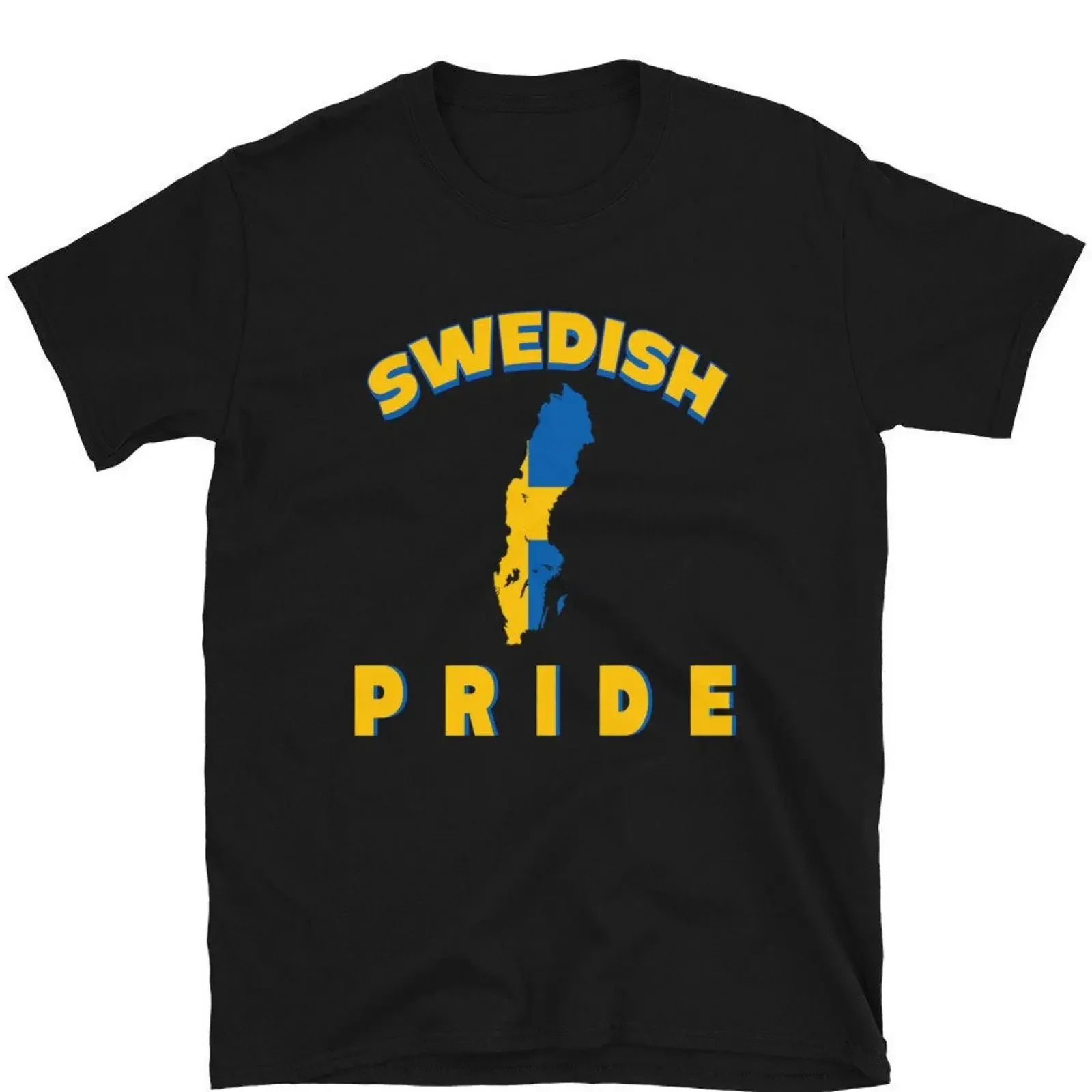 Swedish Pride T Shirt Sweden National Flag Swedishs s Present Birthday Proud Swede vintage Washed Casual Breathable streetwear