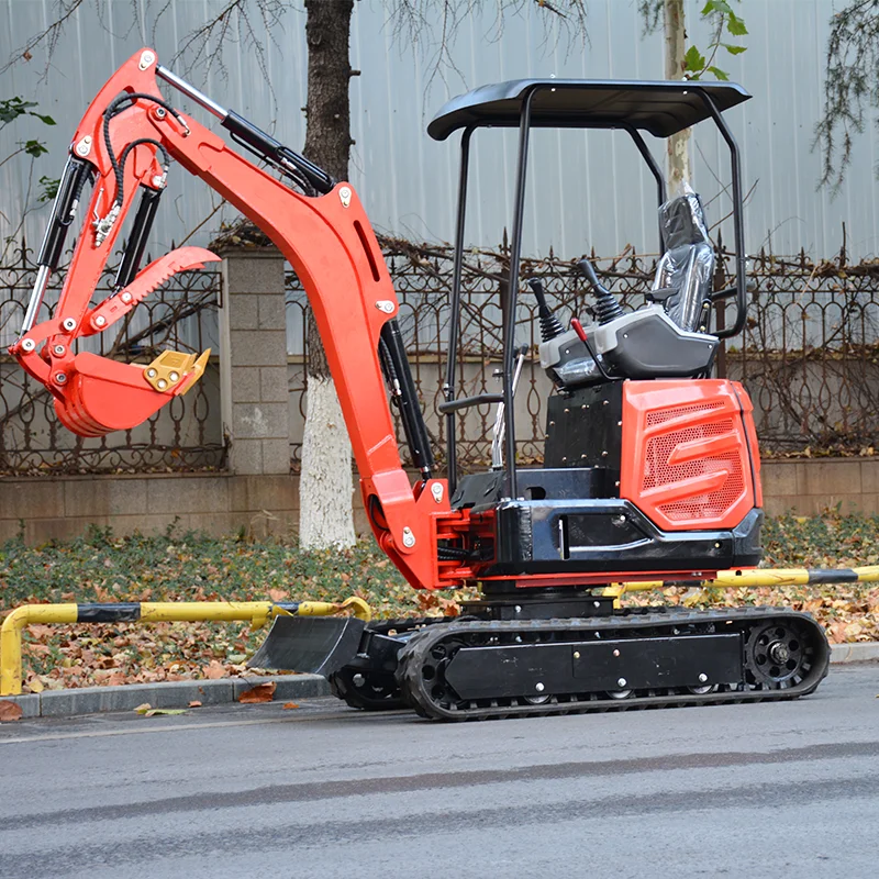 ที่กําหนดเองขายร้อน Mini Excavator Digger พร้อมค้อนขนาดเล็ก Crawler รถขุดไฮดรอลิกพร้อมห้องโดยสาร