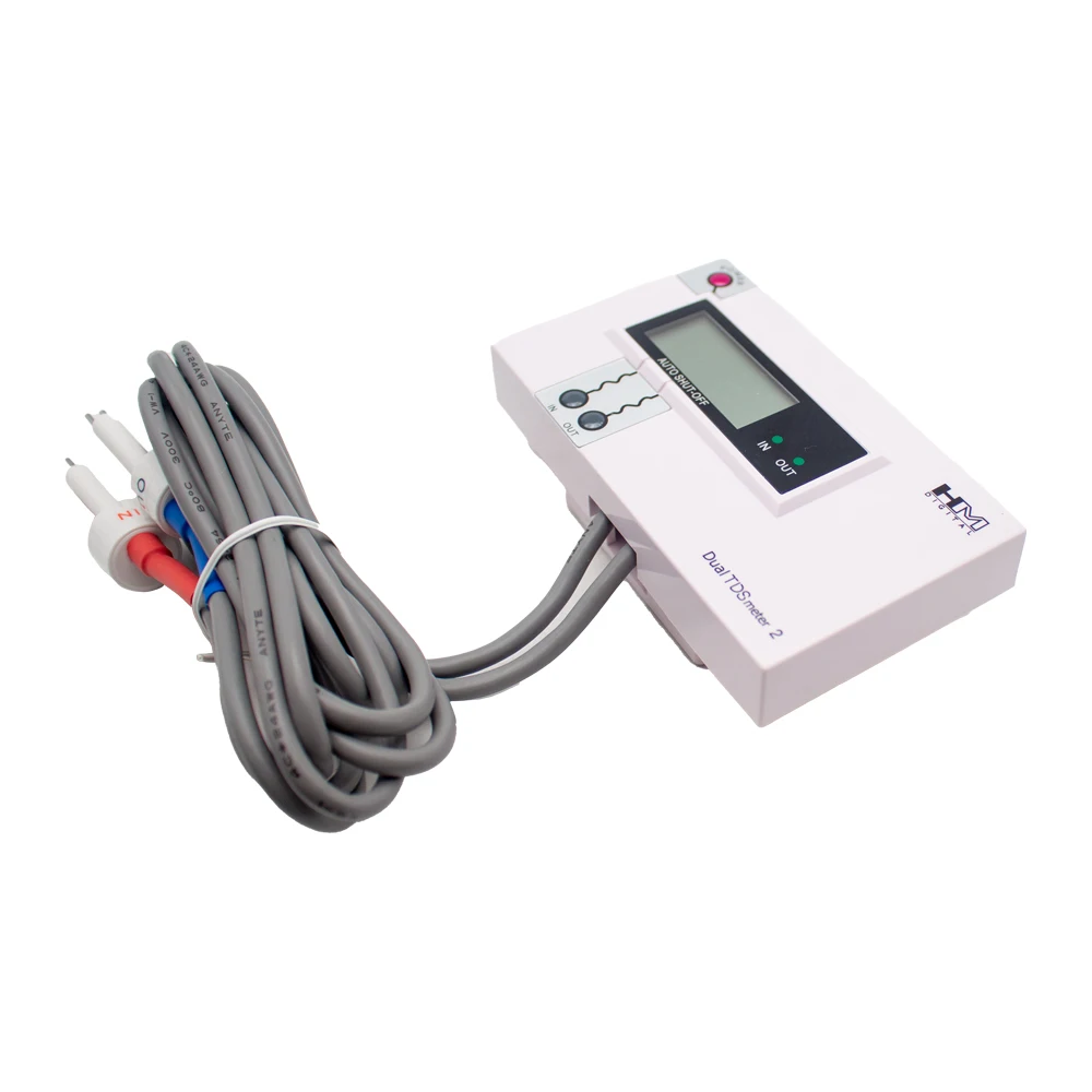 Digital TDS Qualidade de Água Tester, Dual In-Line, DM-2, Comercial, 0-9990PPM