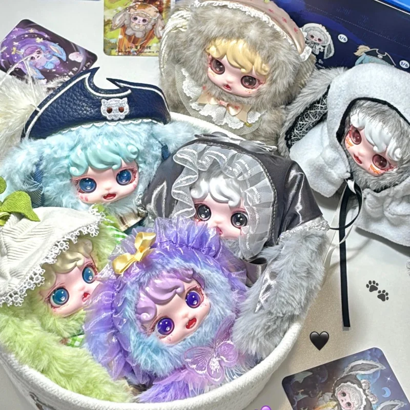 

In Stock Mioco Second Rabbit Dream Museum Series Trendy Blind Box Cute Plush Keychain Toy Desktop Ornament For Collectors