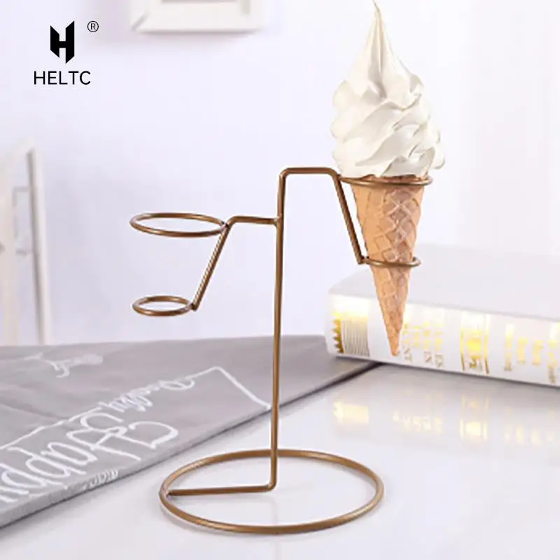 Ice Cream Cone Holder Display Stand Popcorn Reusable Restaurant Sushi Snack Dessert Sweets Shop Party Birthday Wedding Food Base