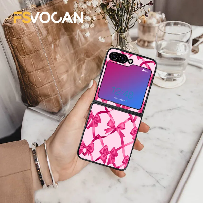 na-ponta-bonita-flores-caso-de-telefone-para-samsung-galaxy-z-flip3-5g-flip-3-5-6-4-7-bonito-na-moda-coquette-rosa-arcos-ballet-chinelos