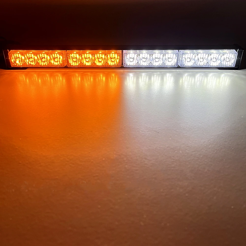 16 LED Emergency Strobe Light Bar Car Hazard Flashing Warning Safety Signal lamp for Vehicles Pickup Trucks Refitting 12V 24V