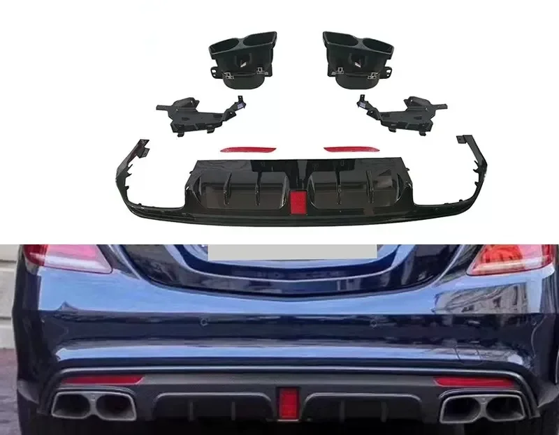 

Car body kit Rear lip tail throat surround for Mercedes-Benz W222 S class modified