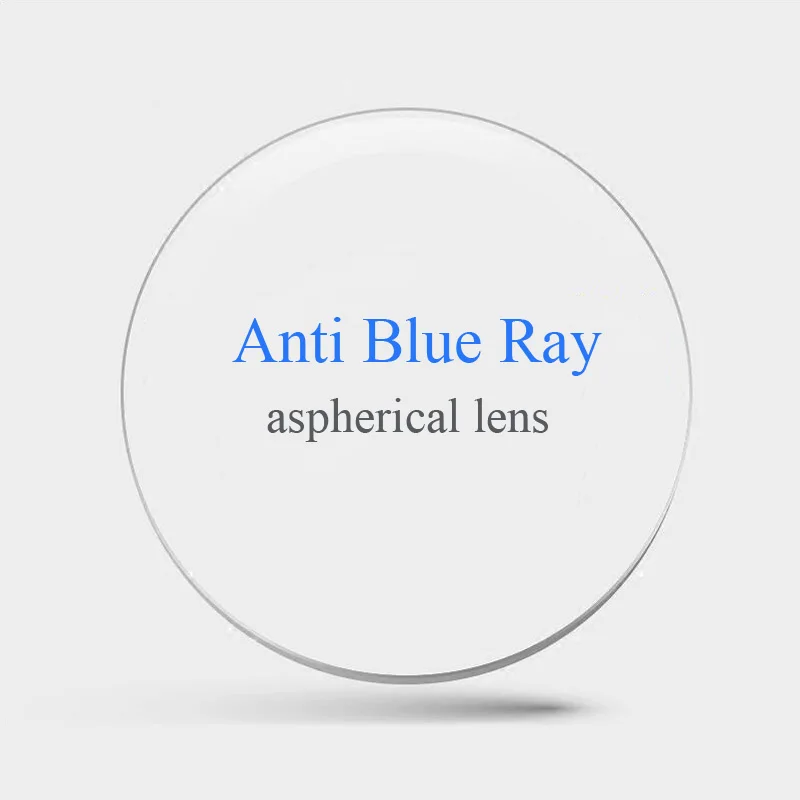 1.56 1.61 1.67 Anti Blue Light Ray CR-39 Resin Aspheric Optical Prescription Lenses Myopia Hyperopia Presbyopia Glasses Lens