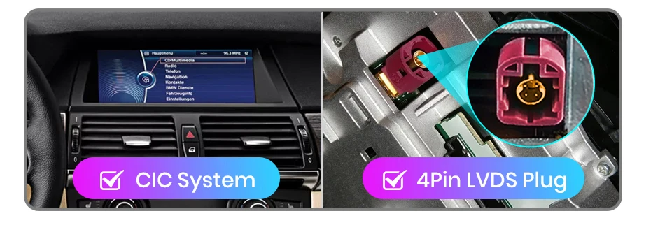 Junsun 12,3 "Wireless Carplay Android Auto Auto Radio Für BMW X5 E70 X6 E71 2007-2014 CCC 4G WiFi GPS Intelligente Systeme Stereo – Detail 2