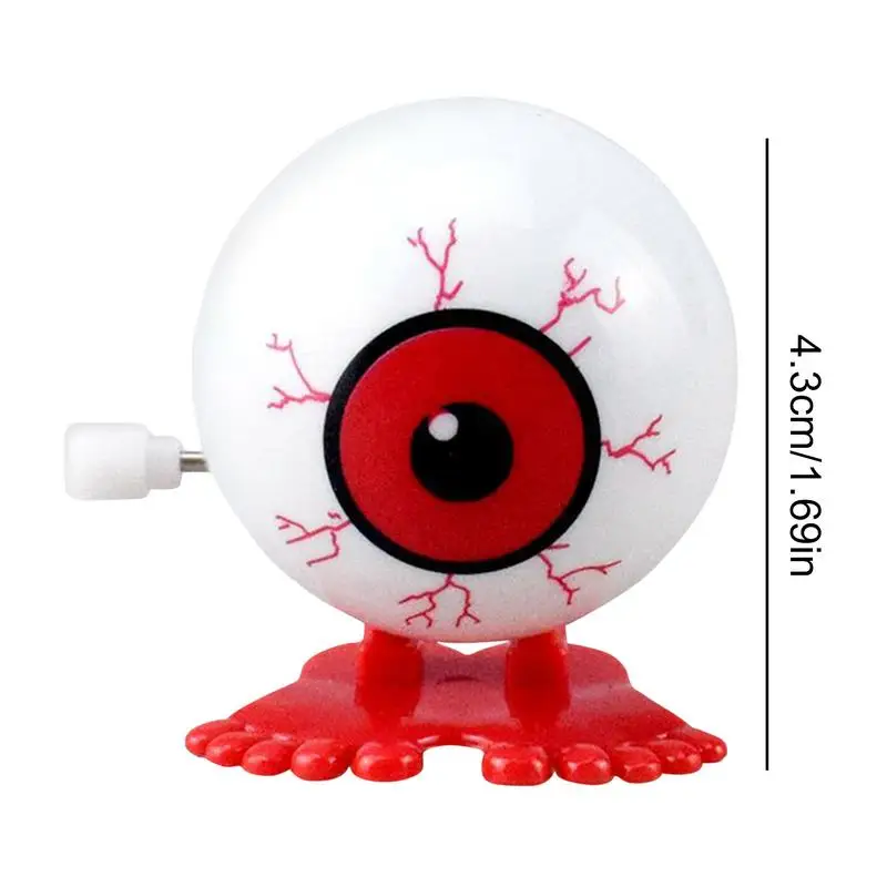 Wind Up Halloween Toys For Kids Jumping Walking Clockwork Eyeball Small Novelty Toys For Boys And Girls Horror Props Home