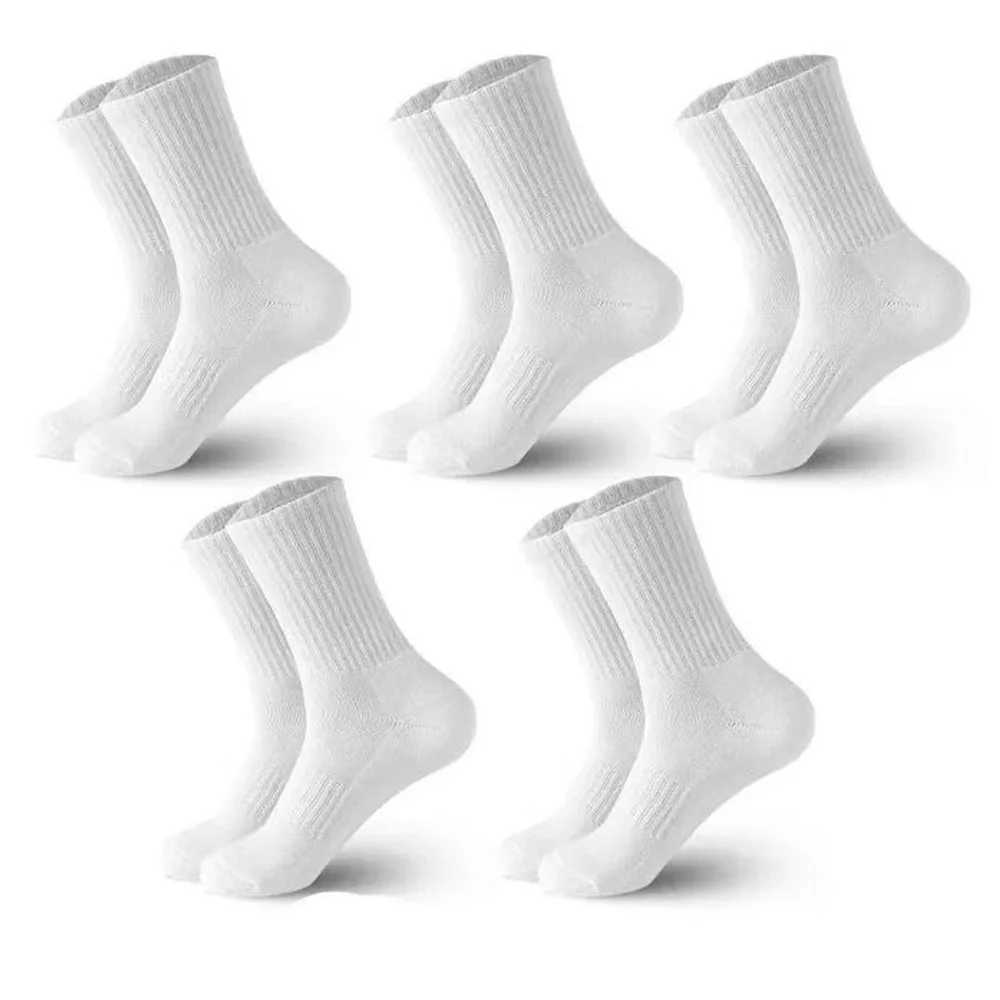 5 Pairs Men Athletic Socks New Style Cotton Sock Men Soft Breathable Sports Long socks Summer Winter for Male Socks