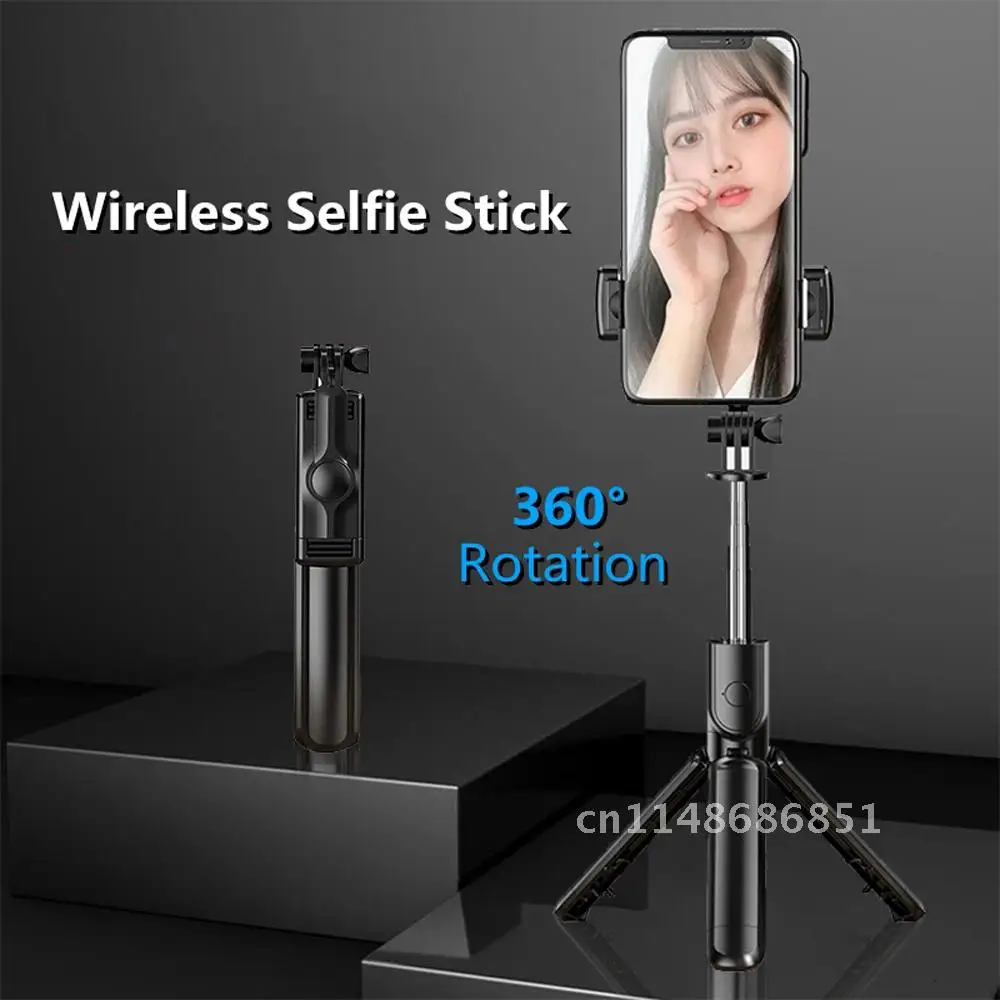 Wireless Bluetooth Selfie Stick Mobile Phone Holder Retractable Portable Multifunctional Tripod With Wireless Remote Shutter