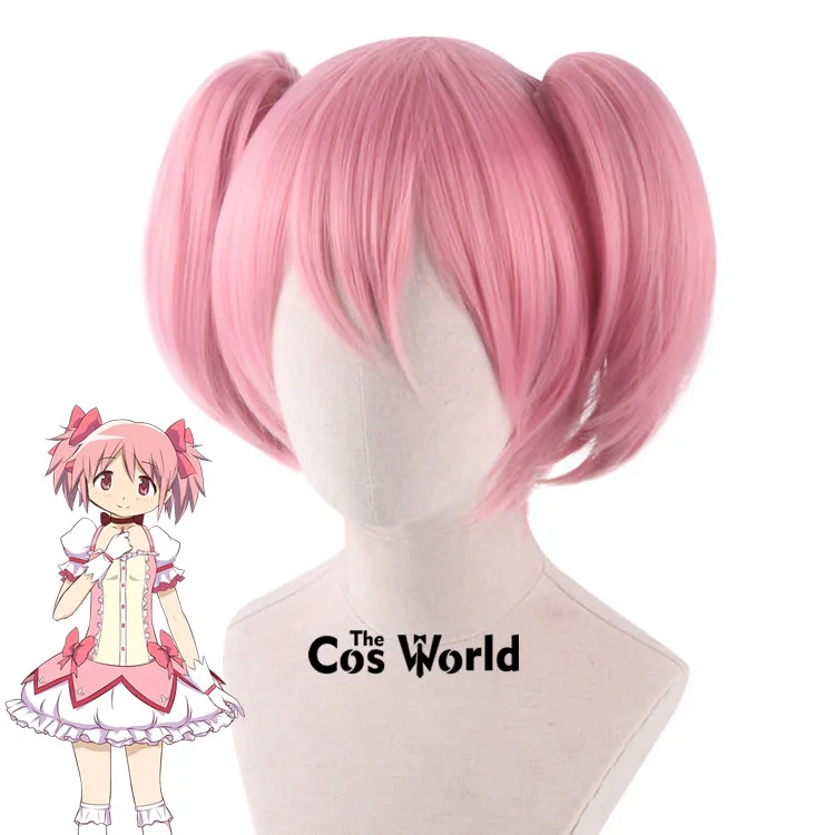 

Puella Magi Madoka Magica Kaname Madoka 35 см короткие прямые аниме косплей парики волокно термостойкие синтетические волосы + шапочка для парика