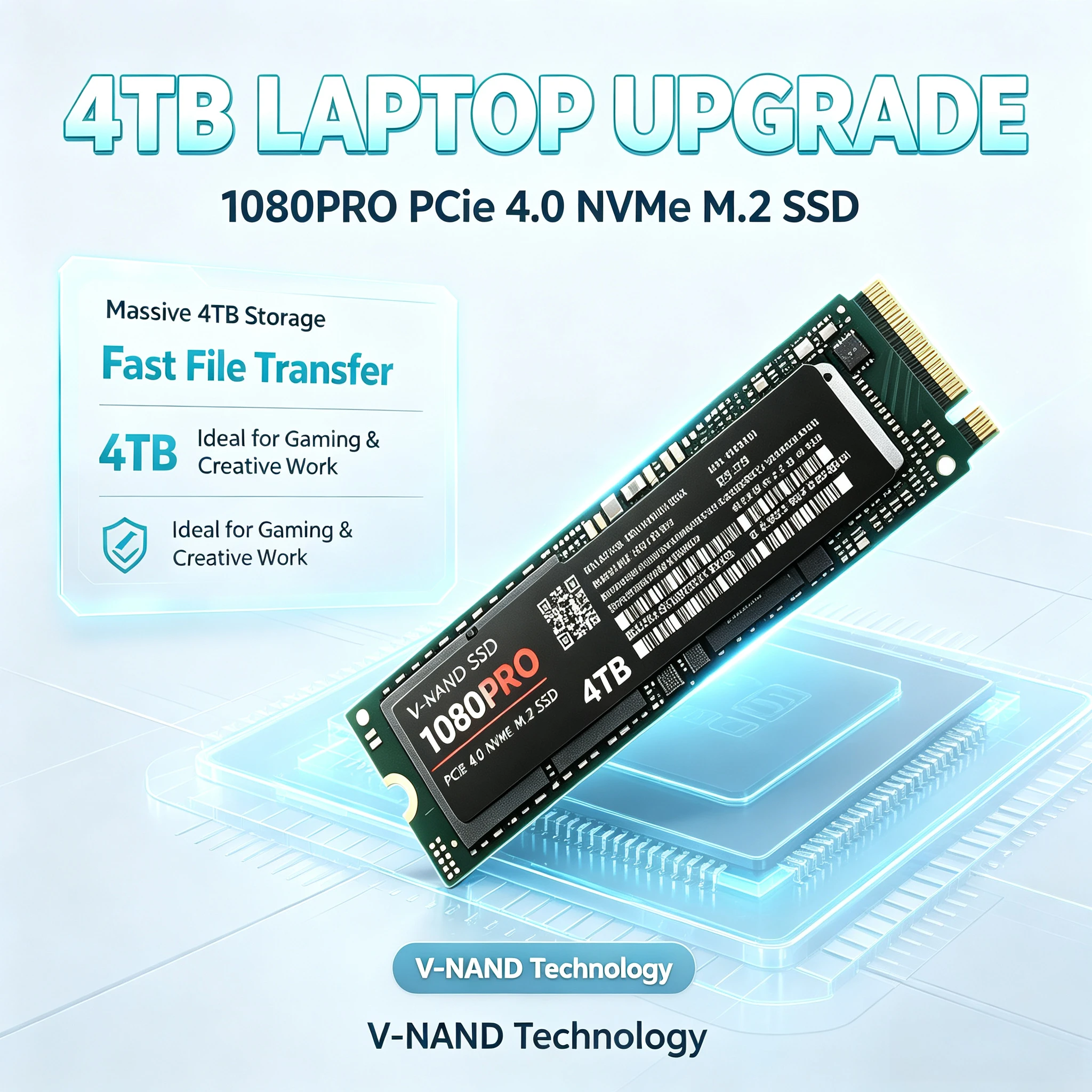 M.2 Nvme 4Tb Pcie 4.0 Ssd - Новый 1080Pro 512 ГБ-4 ТБ NVMe