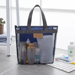 Sac de plage pour jouets d'enfants, sacs de Spa, piscine, séparation sèche et humide, grand sac de plage en maille pour serviettes, sacs de maquillage, organisateurs d'articles divers