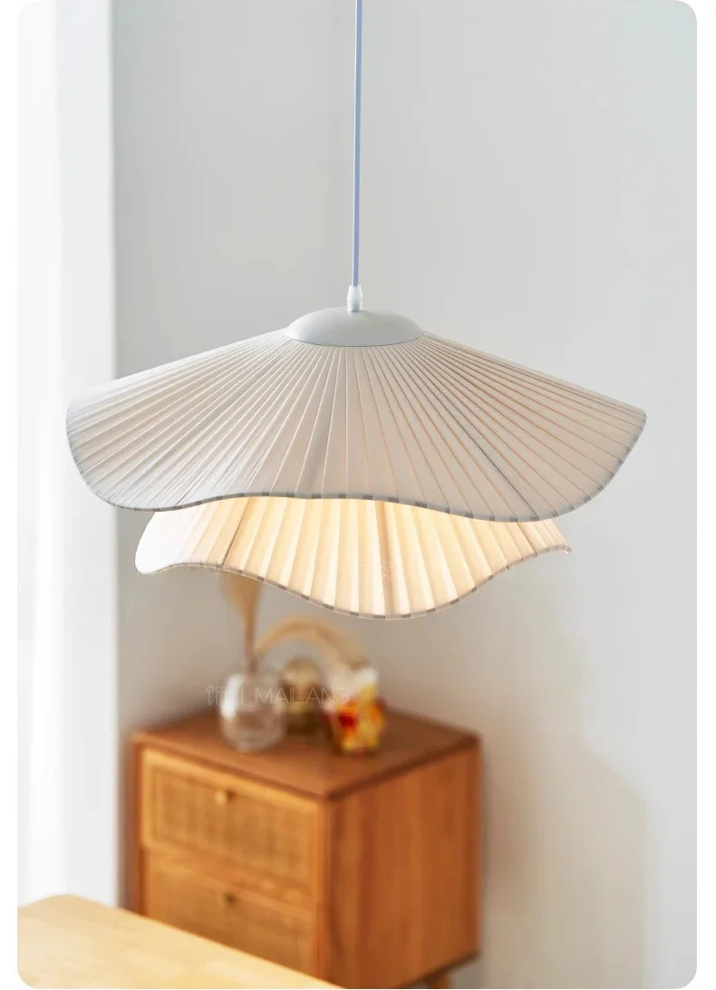 Minimalism Nordic Fabric Shades E27 Chandelier
