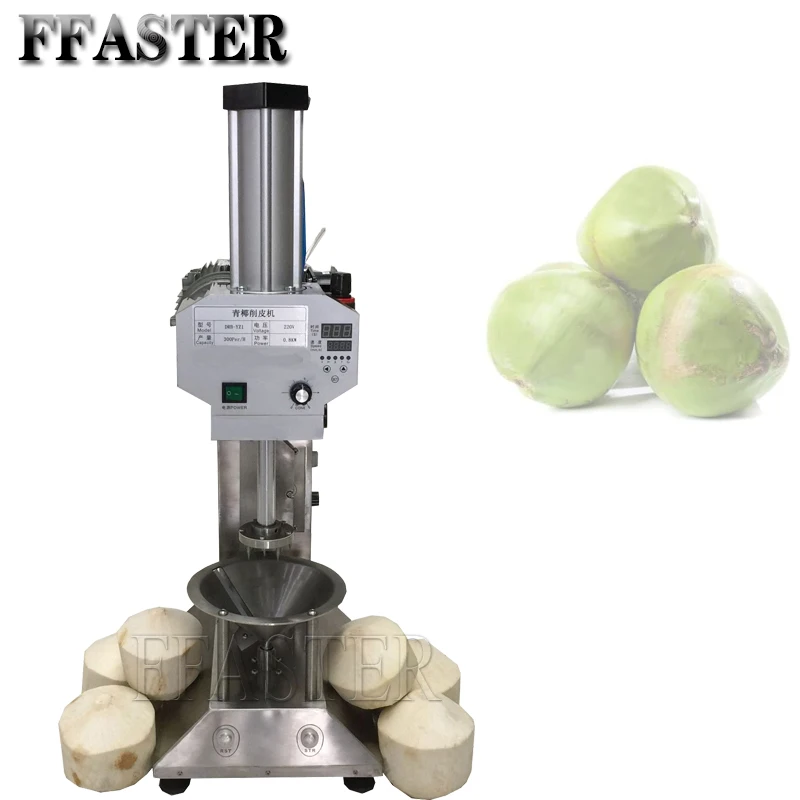 

Automatic Electric Green Coconut Husk Remove Grater Peeler Dehusk Scraper Open Opener Cutter Cut Peel Machine