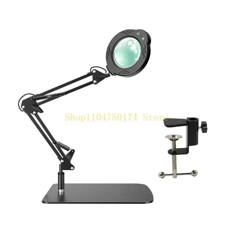Hands Release Glass With Bright LED Light Detail Magnifiers For Jewelry Hobbyists And Seniors top sale