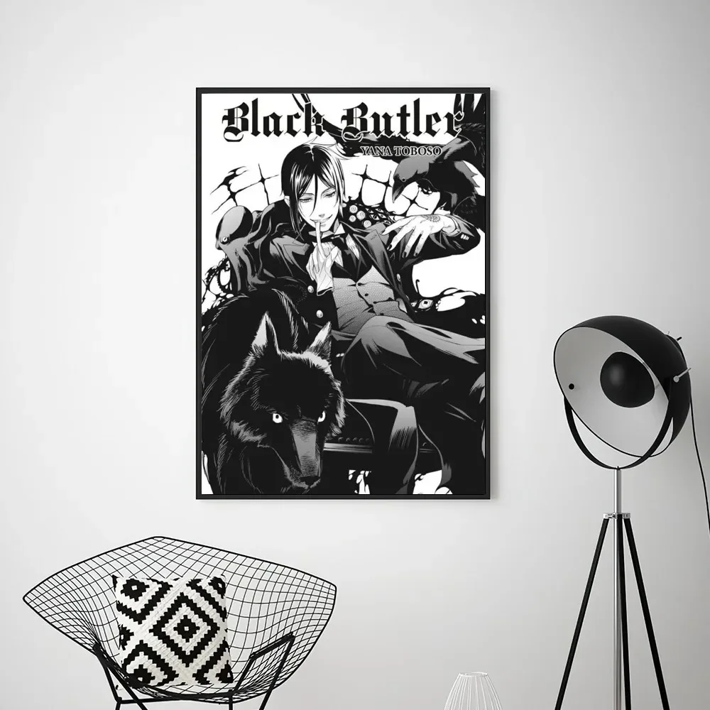 Canvas Painting Anime Black Butler  Poster Prints Wall Pictures Living Room Home Decoration