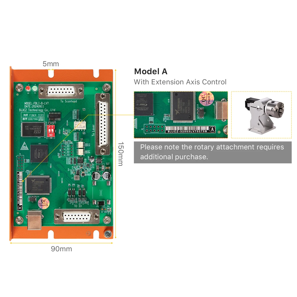 

JCZ Lite Marking Control Card for Fiber & CO2 Laser