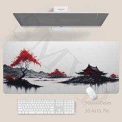 Mouse Pad Chinese Painting Large Mousepad Desk Mat XXXL Mouse Mats 31.4x11.8in Rubber Desk Pad Original Table Carpet Mousepads