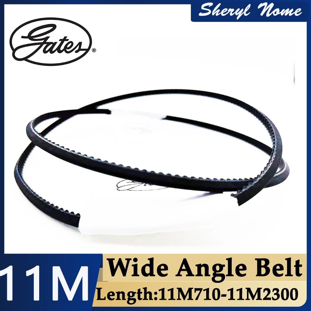 

Gates wide angle belt 11M1500 11M1550 11M1600 11M1650 machine tool transmission belt rubber timing belt