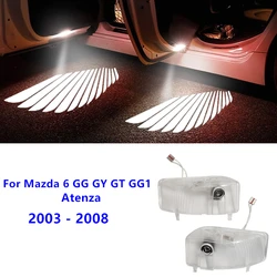 2Pcs LED Signal Lamp For Mazda 6 Atenza GG GG1 GY GT 2003 2004 2005 2006 2007 2008 Car Door Welcome Lights Projector Accessories