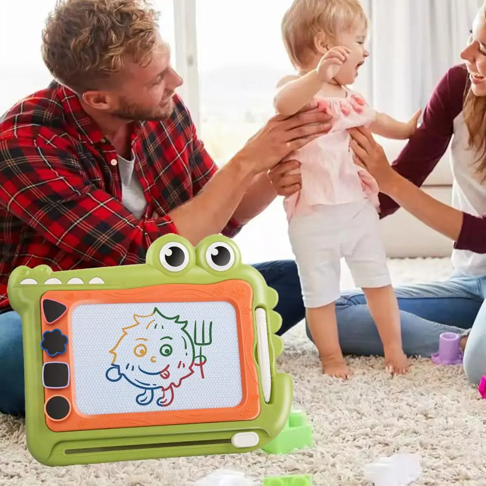 Kinderen Kleine Krokodil Kleur Magnetisch Tekentafel Handgeschreven Bord Kleuterschool Baby Magnetisch Schrijfbord Speelgoed