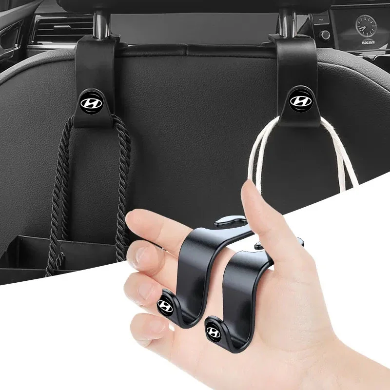 2/4Pcs Car Seat Backrest Hook Portable Multifunctional Hook For Hyundai Tucson 2016 Solaris IONIQ5 I30 Creta I35 I40 I20 Sonata