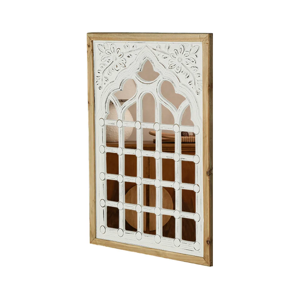 European rectangular Islamic style carved mirror with mirror without mirror dining room living room bedroom decoration wall hang